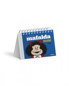 Mafalda 2026, Calendario Escritorio Azul