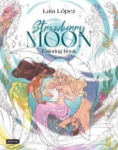 Strawberry Moon. Coloring book
