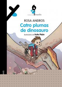 Catro plumas de dinosauro