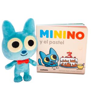 Pack Minino y el pastel PluS peluche