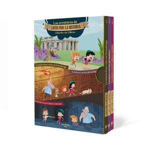 Las aventuras de Locos por la historia. Pack de 3 libros para niños de 5 a 9 año