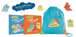 Pack Los Fantasmáticos: 2 divertidos cuentos PluS mochila infantil de regalo