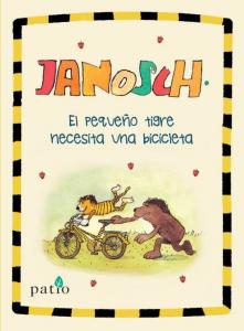 El pequeño tigre necesita una bicicleta.
