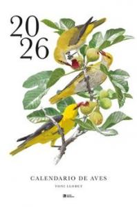 Calendario de pared 2026 de las aves