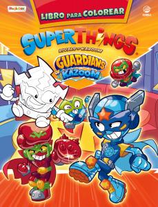Libro para colorear Superthings Guardians of Kazoom - España