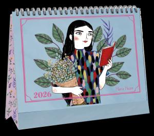 Calendario de mesa 2026 María Hesse