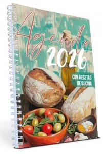 Agenda con recetas de cocina 2026