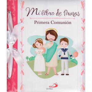 Mi libro de firmas. Mi Primera Comunión (rosa)
