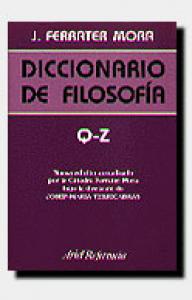 Diccionario de filosofía, vol. 4: Q-Z