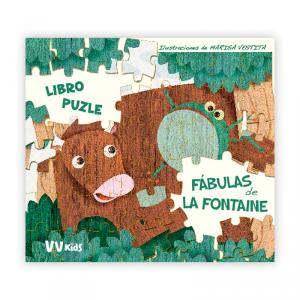Las Fábulas de la Fontaine (libro Puzzle)