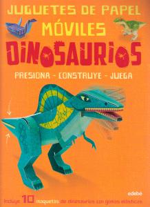 Juguetes de papel móviles. Dinosaurios.