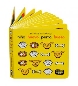 Niño, huevo, perro, hueso