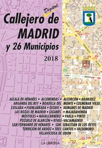 Callejero de Madrid y 26 municipios 2018