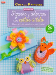 Figuras y adornos con cintas de tela