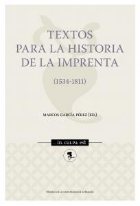 Textos para la historia de la imprenta