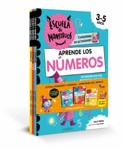 Escuela de Monstruos - PACK ACTIVIDADES: Aprende las LETRAS, los NÚMEROS y las F