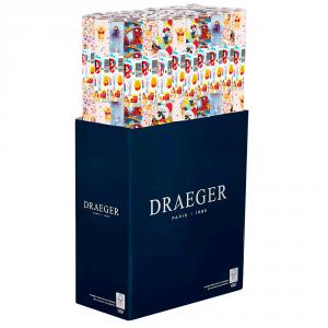 Caja 40 rollos papel de regalo KG infantil permanente rollo 3 metros modelos surtidos