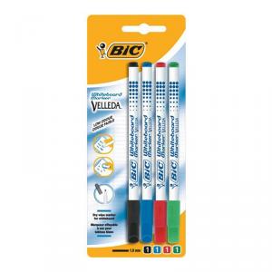 Rotulador para pizarra blanca Velleda Medium 4 colores