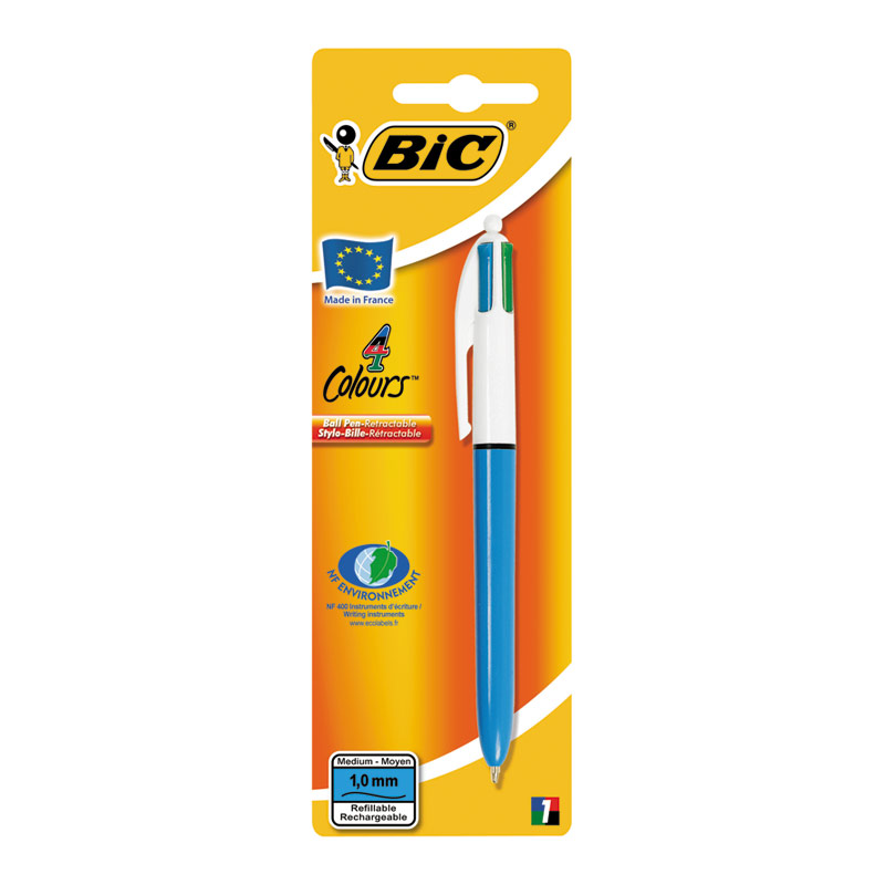 Boligrafo Bic 4 colores