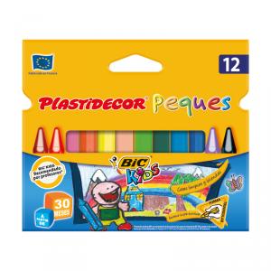 Cera Plastidecor peques 12 colores