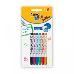 Rotulador pizarra blanca mini Velleda kids 6 colores