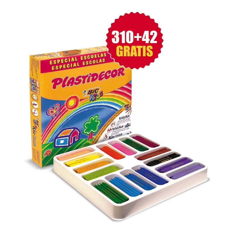 Cera Plastidecor 352 unidades Bic