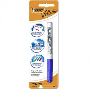 Rotulador para pizarra blanca Velleda Medium azul 1 unidad