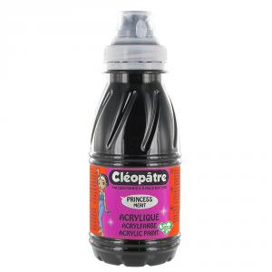 Pintura acrílica color negro 250ml. Princess Merit