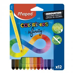 Lápiz color Infinity Colorpeps Maped 12 colores