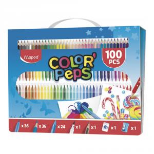 Maletín de pintura Color Peps 100 piezas