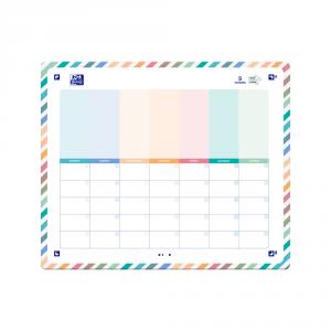 Planificador magnético duo semanal y mensual con 3 rotuladores 38x43.5cm. Oxford
