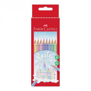 Lápiz color 10 colores pastel Faber Castell