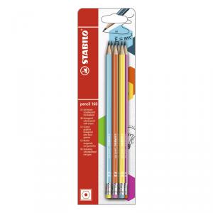 Lápiz con goma HB 6 unidades Pencil 160
