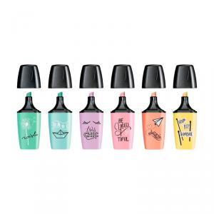 Stabilo Boss marcador mini 6 colores pastel