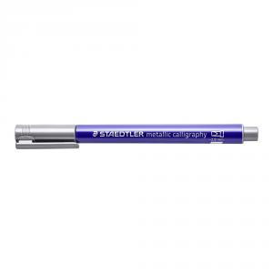 Rotulador color plata para caligrafía 10 unidades