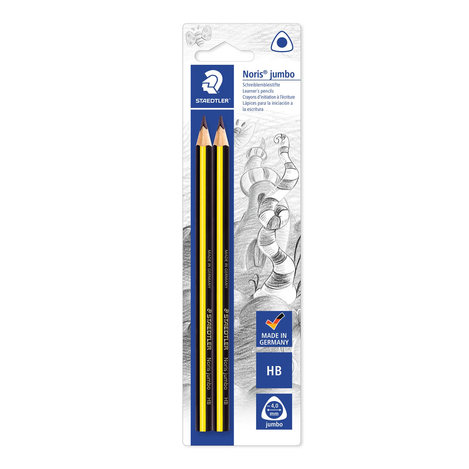 Lápiz Triplus Jumbo Staedtler 2 unidades :: Staedtler :: Papelería :: Dideco