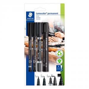 Rotulador Lumocolor 4 unidades varios grosores