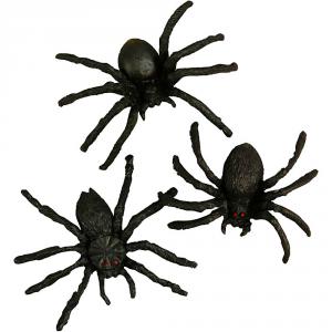 Arañas Halloween 4cm. 10 unidades.