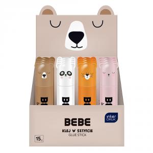 Expositor 16 barras pegamento 15gr. animal BEBE Friends