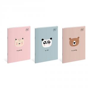 Pack 10 cuadernos A6 puntos 32 hojas animalito BEBE Friends 90gr tacto suave