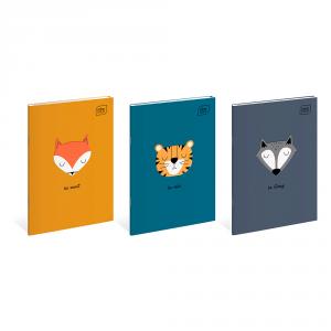 Pack 10 cuadernos A6 puntos 32 hojas animalito BEBE Friends 90gr tacto suave