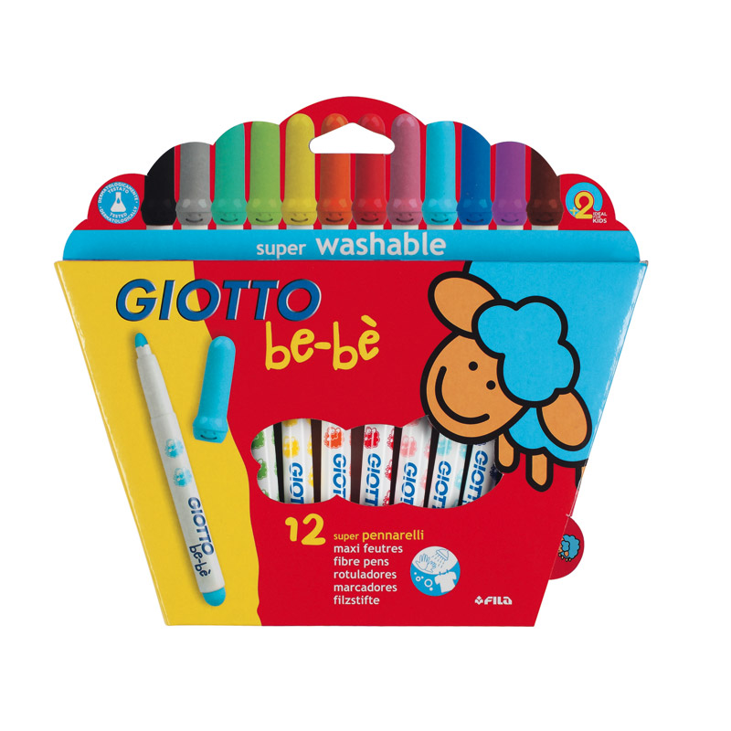 ROTULADORES GIOTTO BEBE ESTUCHE 12 UD