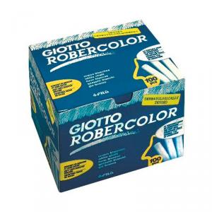 Tizas redondas antialérgicas color blanco 100 unidades