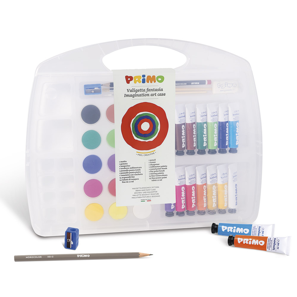 Pintura acrílica set 5 colores en tubo de 75ml :: Primo :: Papelería ::  Dideco