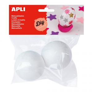 Bolas de pórex 6cm 2 unidades Apli