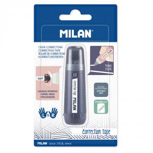 Corrector cinta Milan Mini  5mmx6m. color surtido