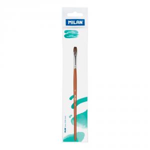 Pincel escolar plano serie 121 número 8