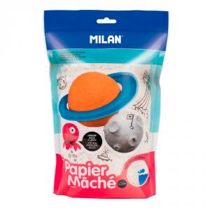 Papel maché blanco en polvo bolsa 200gr.