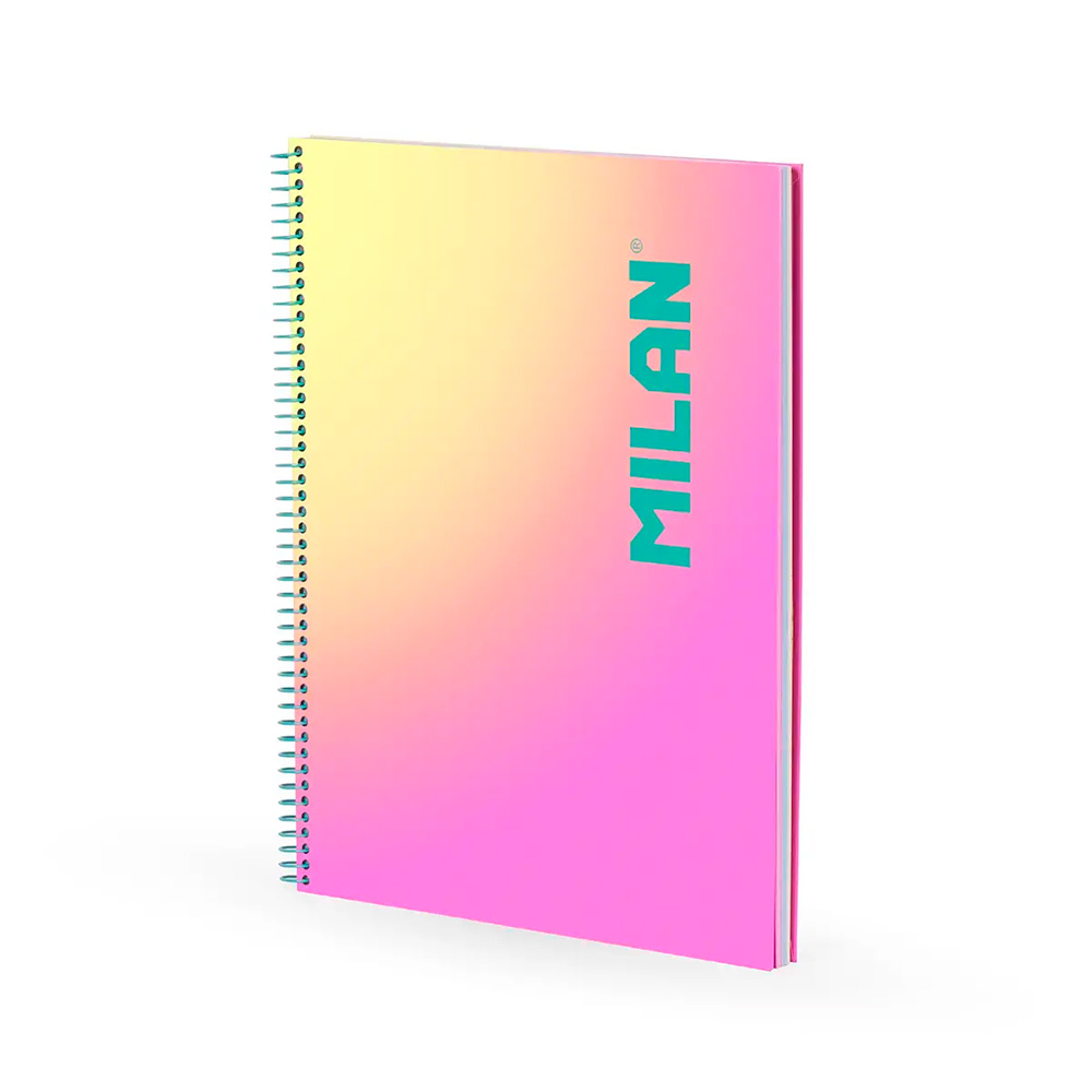 Bloc A4 cuadrícula 5x5 Sunset rosa 90hj. 95gr. tapa dura