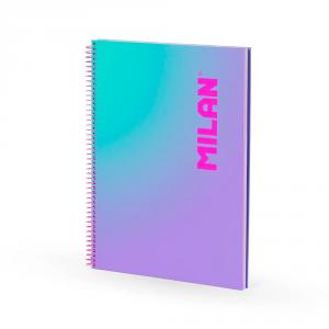 Bloc A4 cuadrícula 5x5 Sunset lila 90hj. 95gr. tapa dura